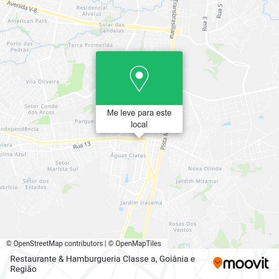 Restaurante & Hamburgueria Classe a mapa