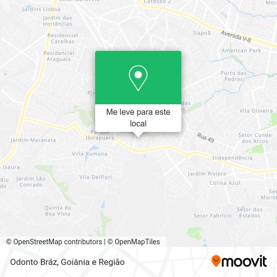 Odonto Bráz mapa