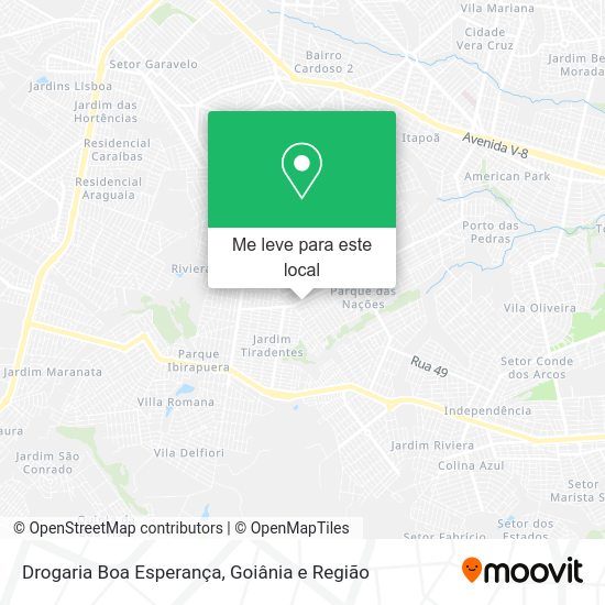 Drogaria Boa Esperança mapa