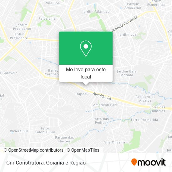 Cnr Construtora mapa