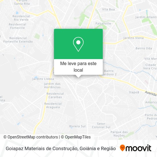 Goiapaz Materiais de Construção mapa
