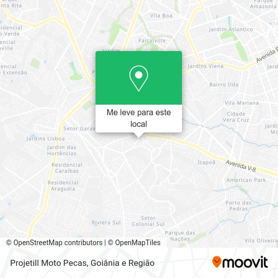 Projetill Moto Pecas mapa
