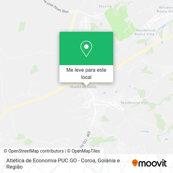 Atlética de Economia PUC GO - Coroa mapa