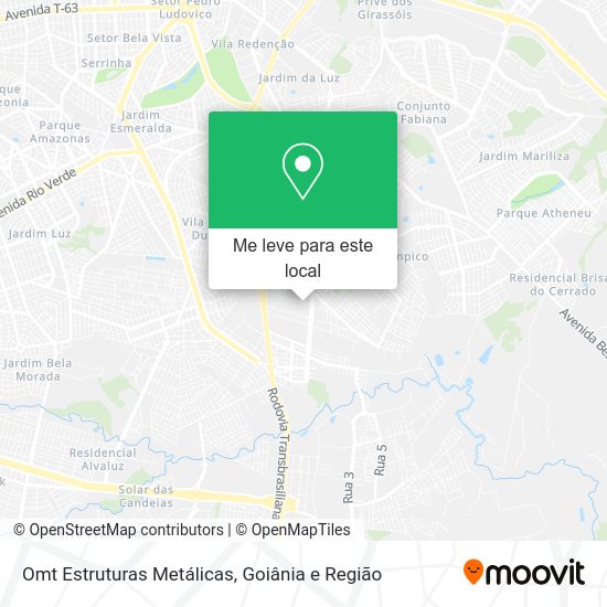 Omt Estruturas Metálicas mapa