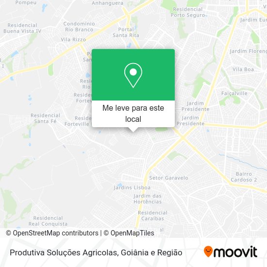 Produtiva Soluções Agricolas mapa