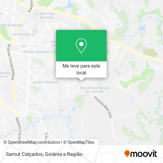 Samut Calçados mapa