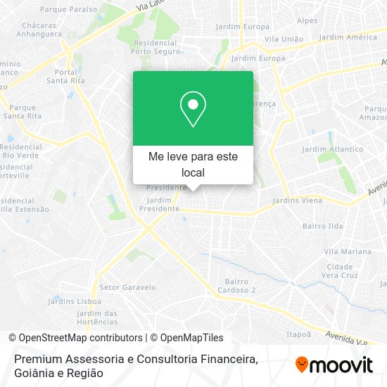 Premium Assessoria e Consultoria Financeira mapa