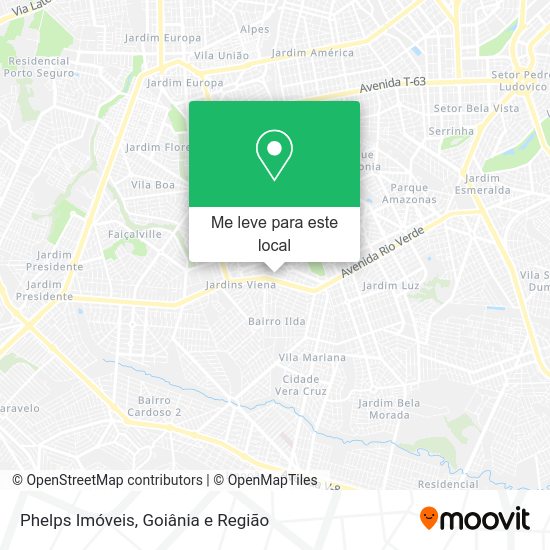 Phelps Imóveis mapa