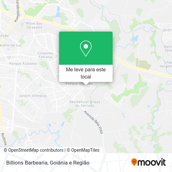 Billions Barbearia mapa