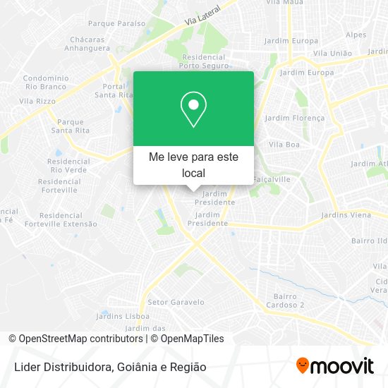 Lider Distribuidora mapa