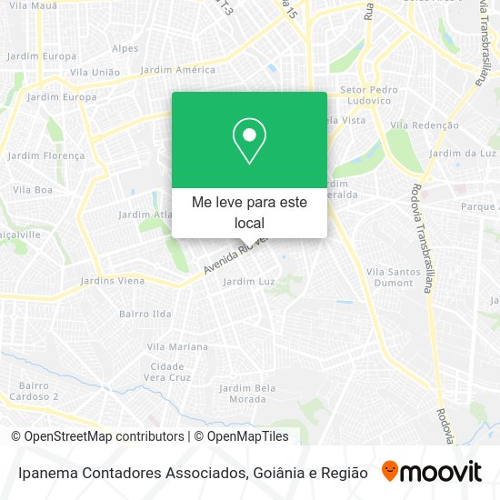 Ipanema Contadores Associados mapa