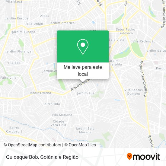 Quiosque Bob mapa
