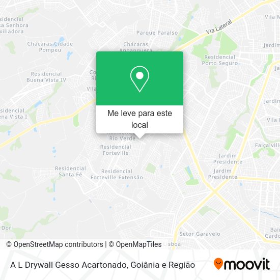 A L Drywall Gesso Acartonado mapa