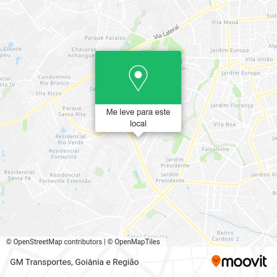 GM Transportes mapa