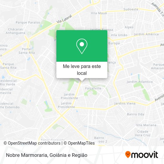 Nobre Marmoraria mapa