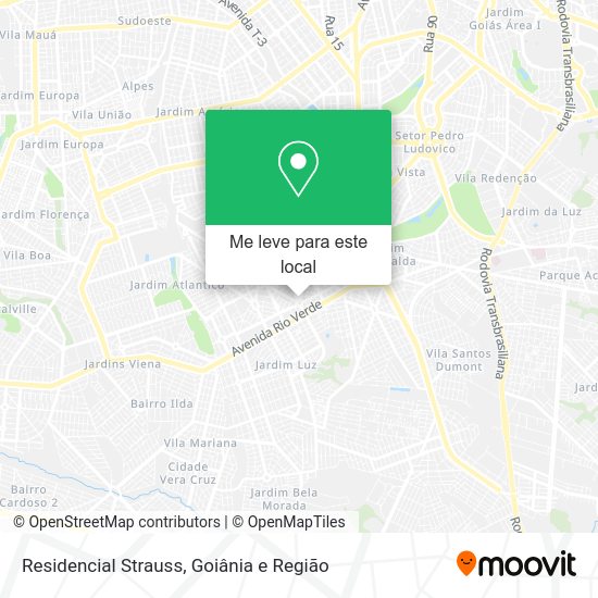 Residencial Strauss mapa