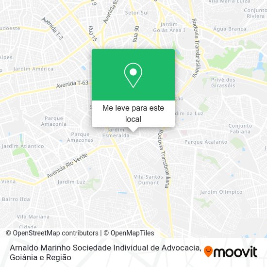 Arnaldo Marinho Sociedade Individual de Advocacia mapa