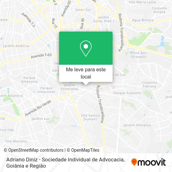 Adriano Diniz - Sociedade Individual de Advocacia mapa