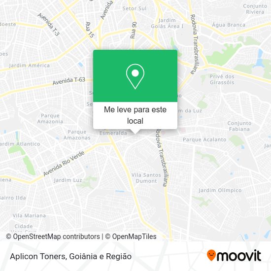 Aplicon Toners mapa