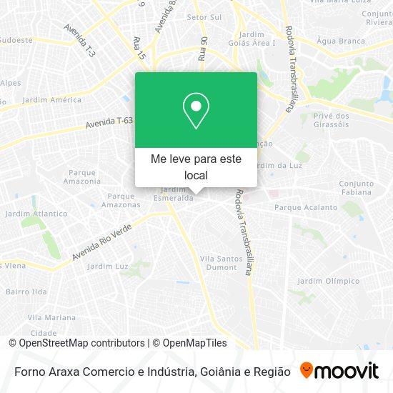 Forno Araxa Comercio e Indústria mapa