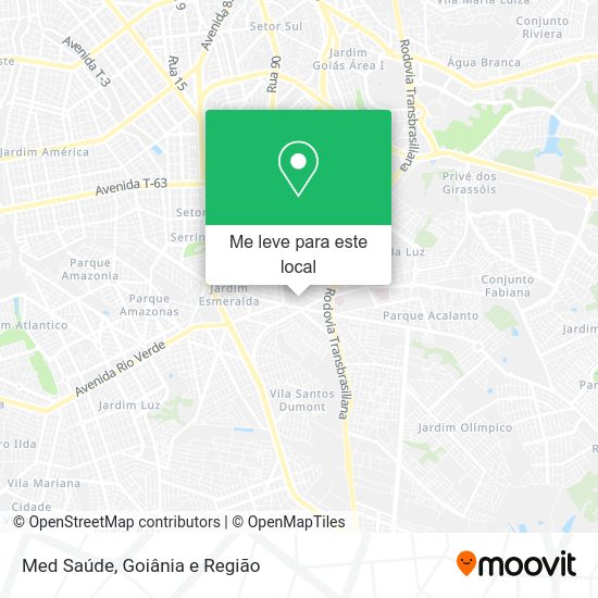 Med Saúde mapa