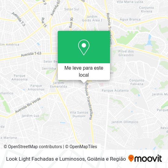 Look Light Fachadas e Luminosos mapa