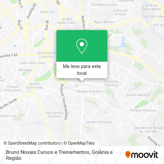 Bruno Novais Cursos e Treinamentos mapa