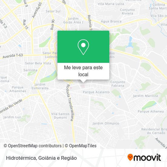 Hidrotérmica mapa