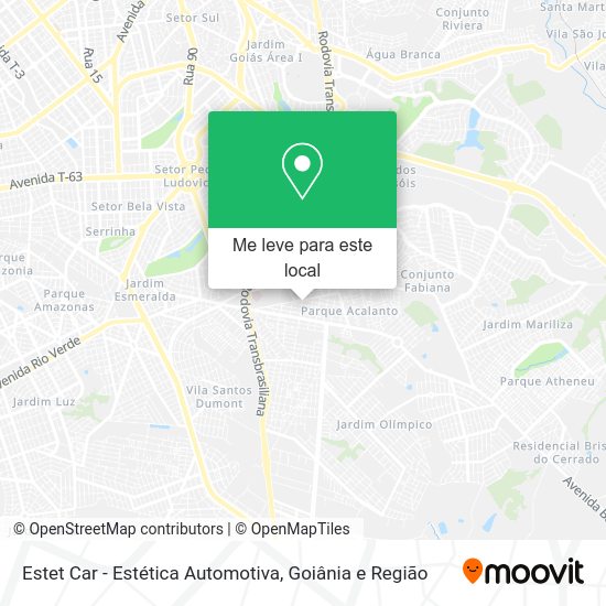 Estet Car - Estética Automotiva mapa