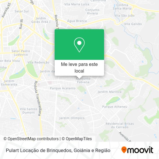 Pulart Locação de Brinquedos mapa