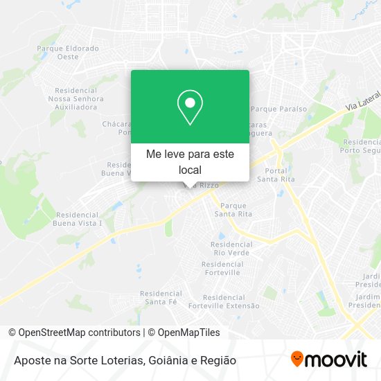 Aposte na Sorte Loterias mapa