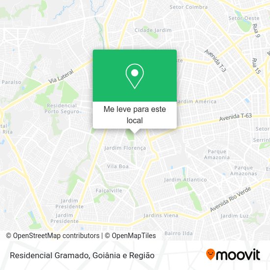 Residencial Gramado mapa