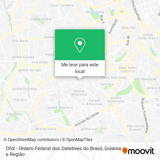 Ofdi - Ordem Federal dos Detetives do Brasil mapa