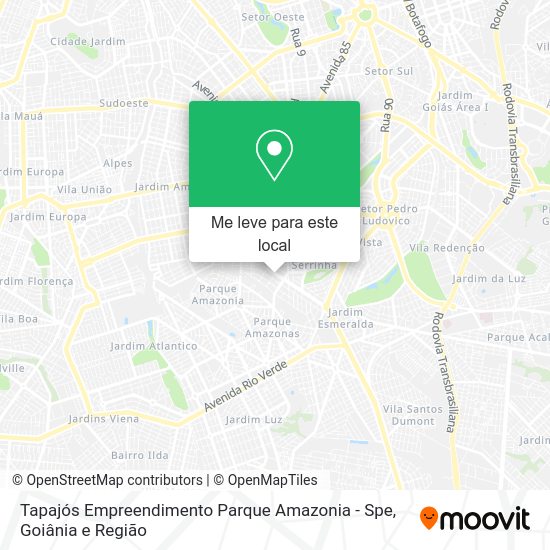 Tapajós Empreendimento Parque Amazonia - Spe mapa