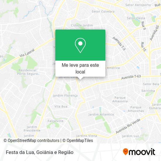 Festa da Lua mapa