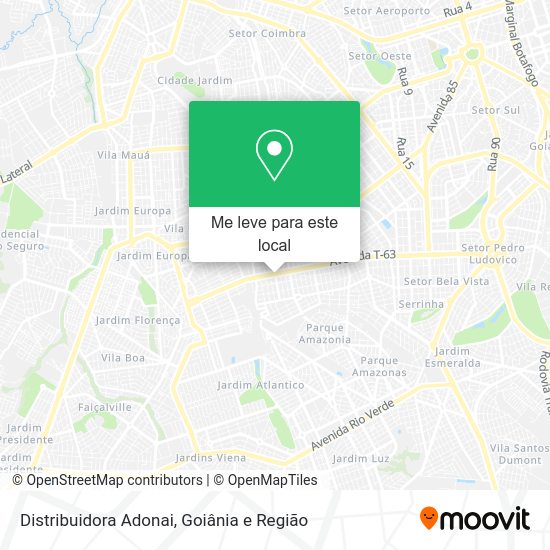 Distribuidora Adonai mapa
