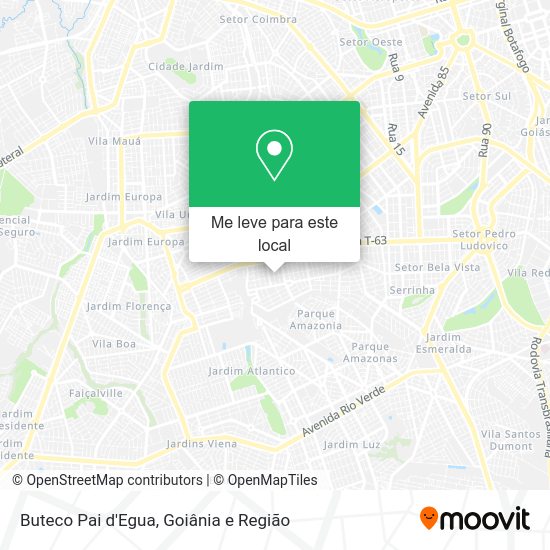 Buteco Pai d'Egua mapa