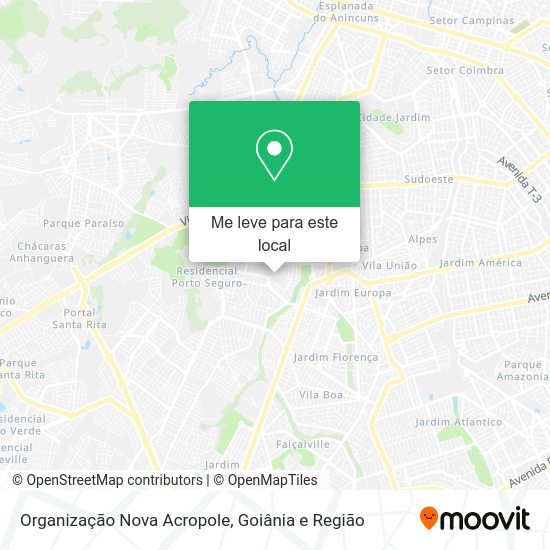 Organização Nova Acropole mapa