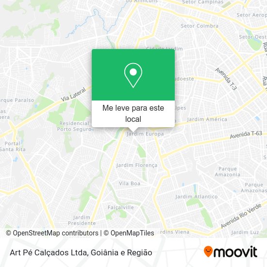 Art Pé Calçados Ltda mapa