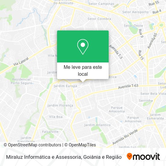 Miraluz Informática e Assessoria mapa