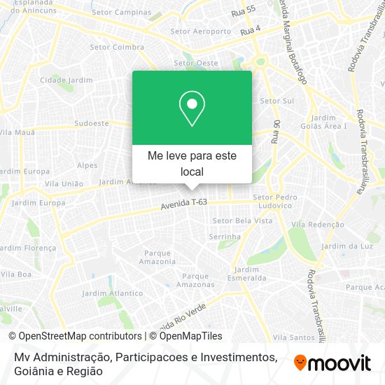 Mv Administração, Participacoes e Investimentos mapa