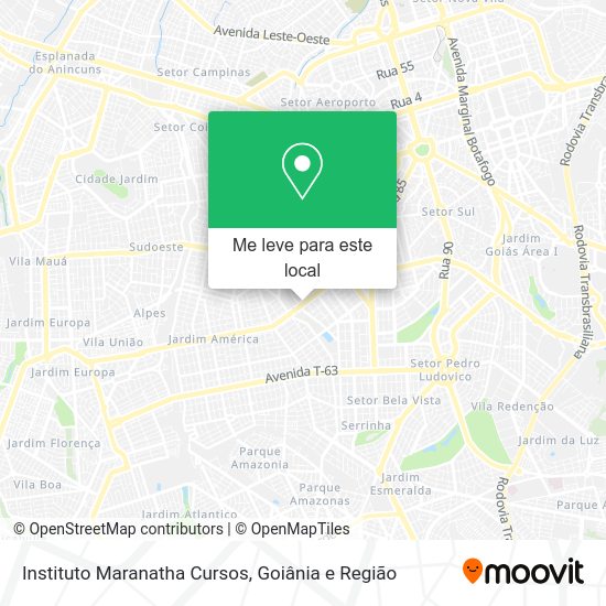 Instituto Maranatha Cursos mapa