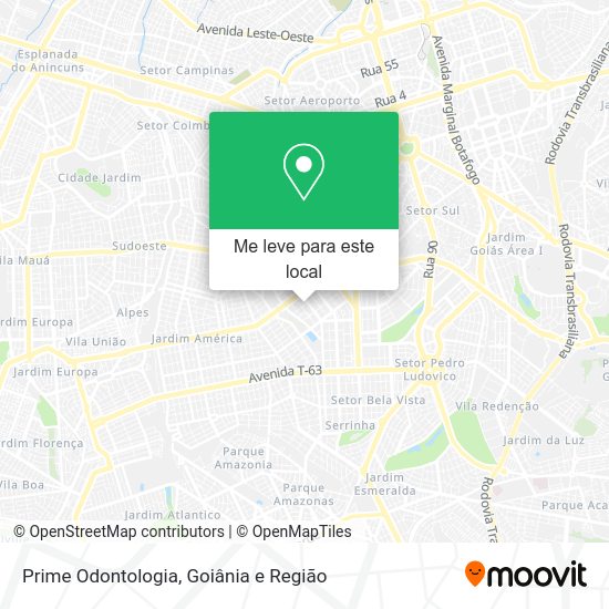 Prime Odontologia mapa