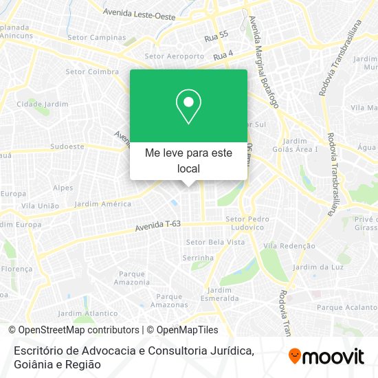 Escritório de Advocacia e Consultoria Jurídica mapa