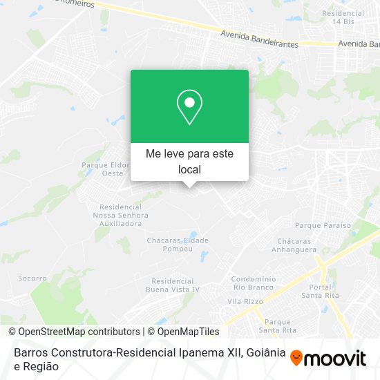 Barros Construtora-Residencial Ipanema XII mapa