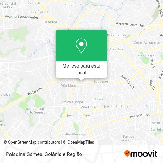 Paladins Games mapa