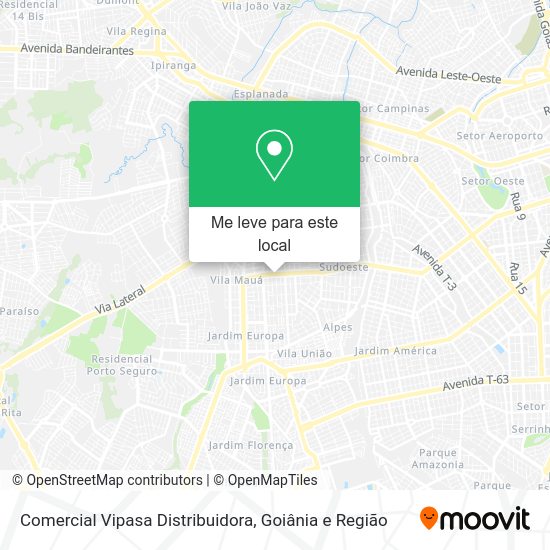 Comercial Vipasa Distribuidora mapa