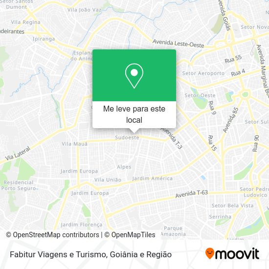 Fabitur Viagens e Turismo mapa