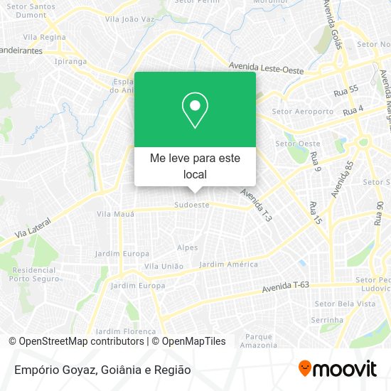 Empório Goyaz mapa