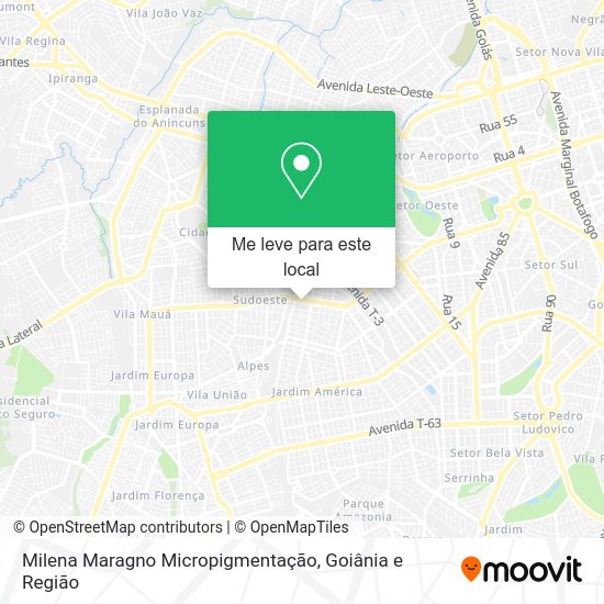 Milena Maragno Micropigmentação mapa